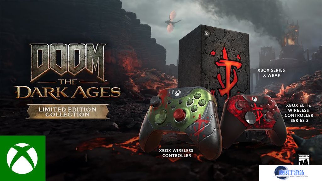 联动《毁灭战士：黑暗时代》游戏，微软推出 3 款主题 Xbox 配件